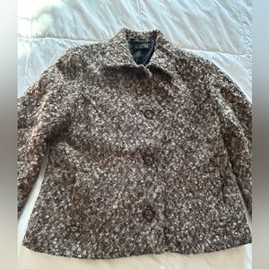 Blarney woolen Mills Button Down Blazer Jacket pockets XL